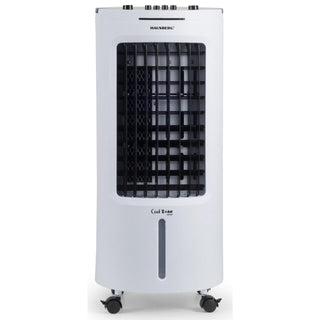 Racitor de aer portabil Hausberg HB-5962AB, 65–80W, rezervor 7.8L, 3 viteze, oscilatie 60°, pachet gheata inclus, alb