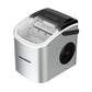 Aparat de preparat gheata HAUSBERG HB-6019IN, capacitate vas apa 1.2 litri, productie cuburi gheata 12-15 kg / 24 ore, capacitate de stocare 0.6 kg, 9 cuburi/6-9 min, argintiu
