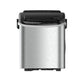 Aparat de preparat gheata HAUSBERG HB-6019IN, capacitate vas apa 1.2 litri, productie cuburi gheata 12-15 kg / 24 ore, capacitate de stocare 0.6 kg, 9 cuburi/6-9 min, argintiu