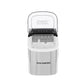 Aparat de preparat gheata HAUSBERG HB-6019IN, capacitate vas apa 1.2 litri, productie cuburi gheata 12-15 kg / 24 ore, capacitate de stocare 0.6 kg, 9 cuburi/6-9 min, argintiu