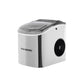 Aparat de preparat gheata HAUSBERG HB-6019IN, capacitate vas apa 1.2 litri, productie cuburi gheata 12-15 kg / 24 ore, capacitate de stocare 0.6 kg, 9 cuburi/6-9 min, argintiu