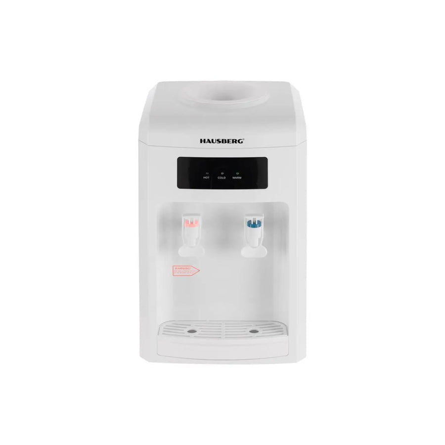 Dozator apa Hausberg HB-6026AB, putere incalzire 550 W, putere racire 80 W, indicatoare LED pentru apa calda si rece, termostat automat, Alb