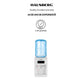 Dozator apa Hausberg HB-6026AB, putere incalzire 550 W, putere racire 80 W, indicatoare LED pentru apa calda si rece, termostat automat, Alb