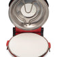 Cuptor special pentru pizza XL HAUSBERG HB-675RS cu suprafata de coacere din piatra, termoregulator pana la 405° C, Rosu