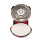 Cuptor special pentru pizza XL HAUSBERG HB-675RS cu suprafata de coacere din piatra, termoregulator pana la 405° C, Rosu