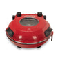 Cuptor special pentru pizza XL HAUSBERG HB-675RS cu suprafata de coacere din piatra, termoregulator pana la 405° C, Rosu