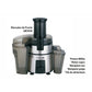 Storcator de Fructe Hausberg HB7510, 800W,Inox/Negru, Lame Otel Inoxidabil