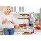 Robot de bucatarie 3 in 1 HB7522AB , macinare, taiere, framantare si tocare, 600 W, Alb, multifunction food procesor