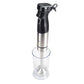 Blender 2 in 1 HAUSBERG HB-7704IN cu putere 1000W, Mixer vertical profesional, 10 trepte de viteza si functie Turbo, Capacitate pahar 700 ml , Multifunctional, Negru