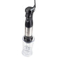 Blender 2 in 1 HAUSBERG HB-7704IN cu putere 1000W, Mixer vertical profesional, 10 trepte de viteza si functie Turbo, Capacitate pahar 700 ml , Multifunctional, Negru