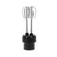 Blender 2 in 1 HAUSBERG HB-7704IN cu putere 1000W, Mixer vertical profesional, 10 trepte de viteza si functie Turbo, Capacitate pahar 700 ml , Multifunctional, Negru