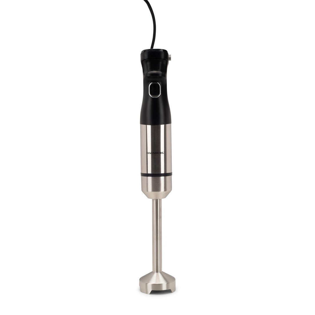 Blender 2 in 1 HAUSBERG HB-7704IN cu putere 1000W, Mixer vertical profesional, 10 trepte de viteza si functie Turbo, Capacitate pahar 700 ml , Multifunctional, Negru