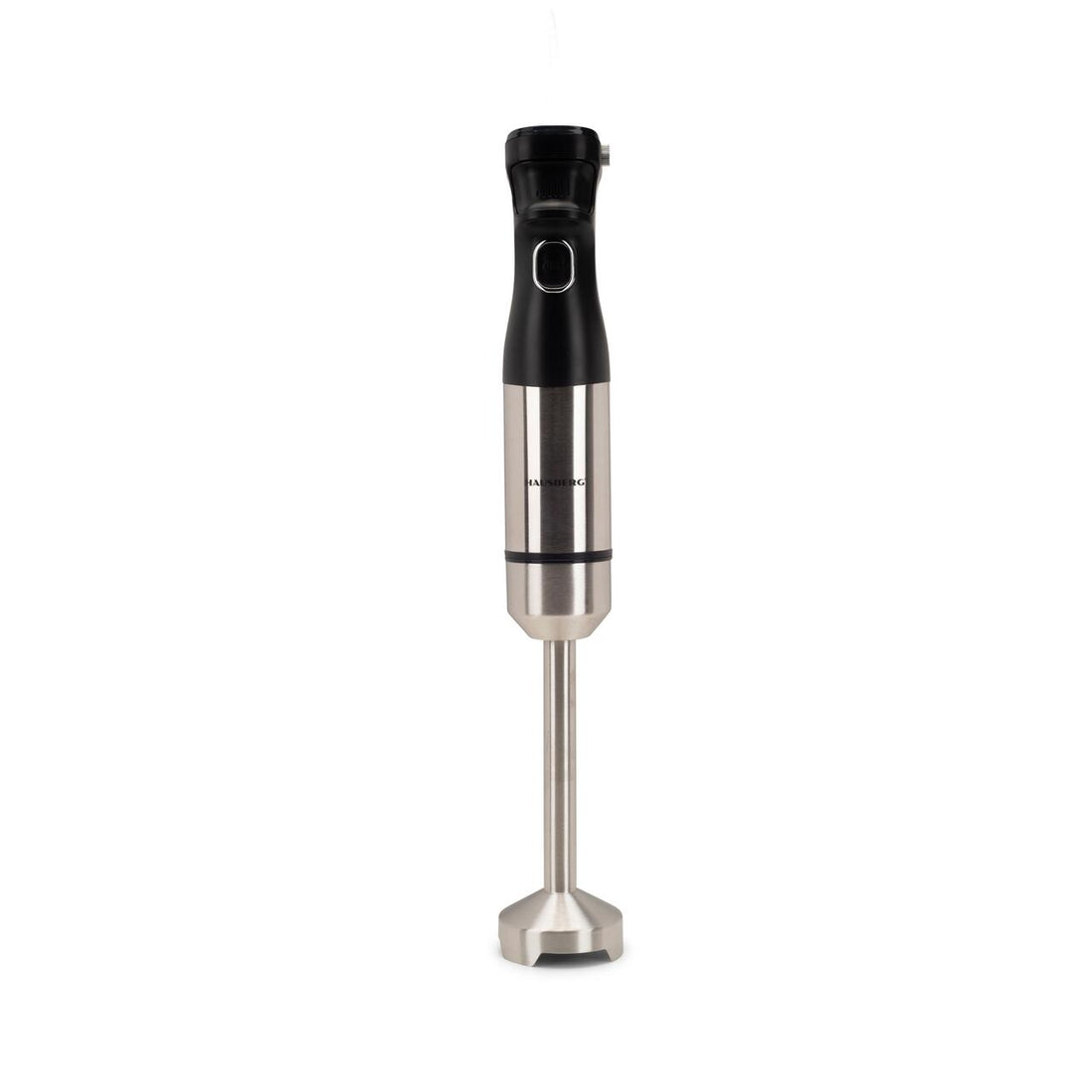 Blender 2 in 1 HAUSBERG HB-7704IN cu putere 1000W, Mixer vertical profesional, 10 trepte de viteza si functie Turbo, Capacitate pahar 700 ml , Multifunctional, Negru