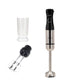 Blender 2 in 1 HAUSBERG HB-7704IN cu putere 1000W, Mixer vertical profesional, 10 trepte de viteza si functie Turbo, Capacitate pahar 700 ml , Multifunctional, Negru
