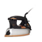 Fier de calcat Retro HAUSBERG HB-7817NG, 1000-1200W, Talpa acoperit ceramic turnat, Termostat, 6 Setari temperatura, Indicator luminos, Protectie supraincalzire, Temperatura 200°C, Negru