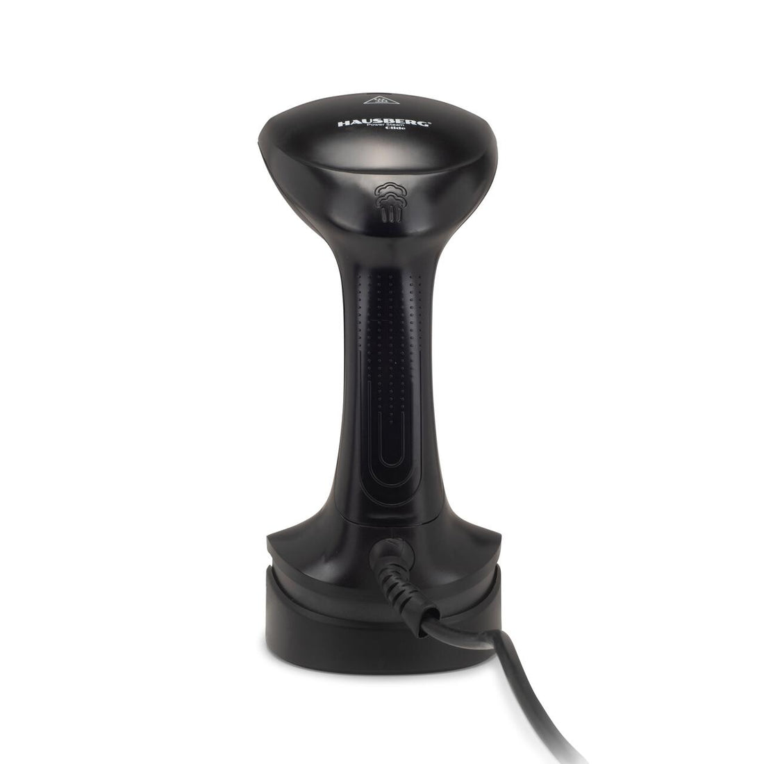 Fier de calcat vertical HAUSBERG HB-7901NG, 1200W, rezervor 200ml detasabil, placa de otel inoxidabil, abur 18g/min, buton on/off, Negru