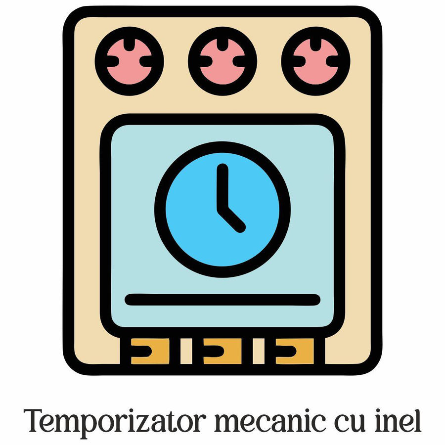 Cuptor electric Rustic HAUSBERG HB-8001RST, 1400W, 48l, Timer mecanic, Termostat reglabil, 4 nivele de inaltime a tavii, usa din sticla rezistenta la temperature ridicate, panou mecanic, Negru-Auriu