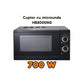 Cuptor cu microunde Hausberg HB8005NG, 20 L, 700 W - 1200W, Mecanic, Negru