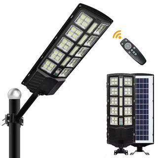 Lampă Solară LED Exterior 7700LM – 720 LED, Telecomandă, 3 Moduri, Impermeabilă