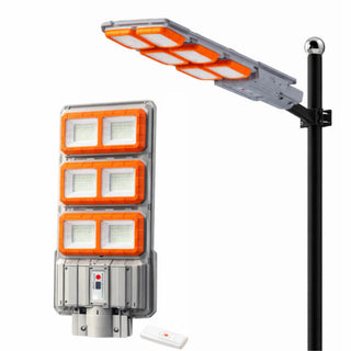 Lampă Solară Stradală Tehnologie COB LED 3000W – Senzor, Telecomandă, IP66