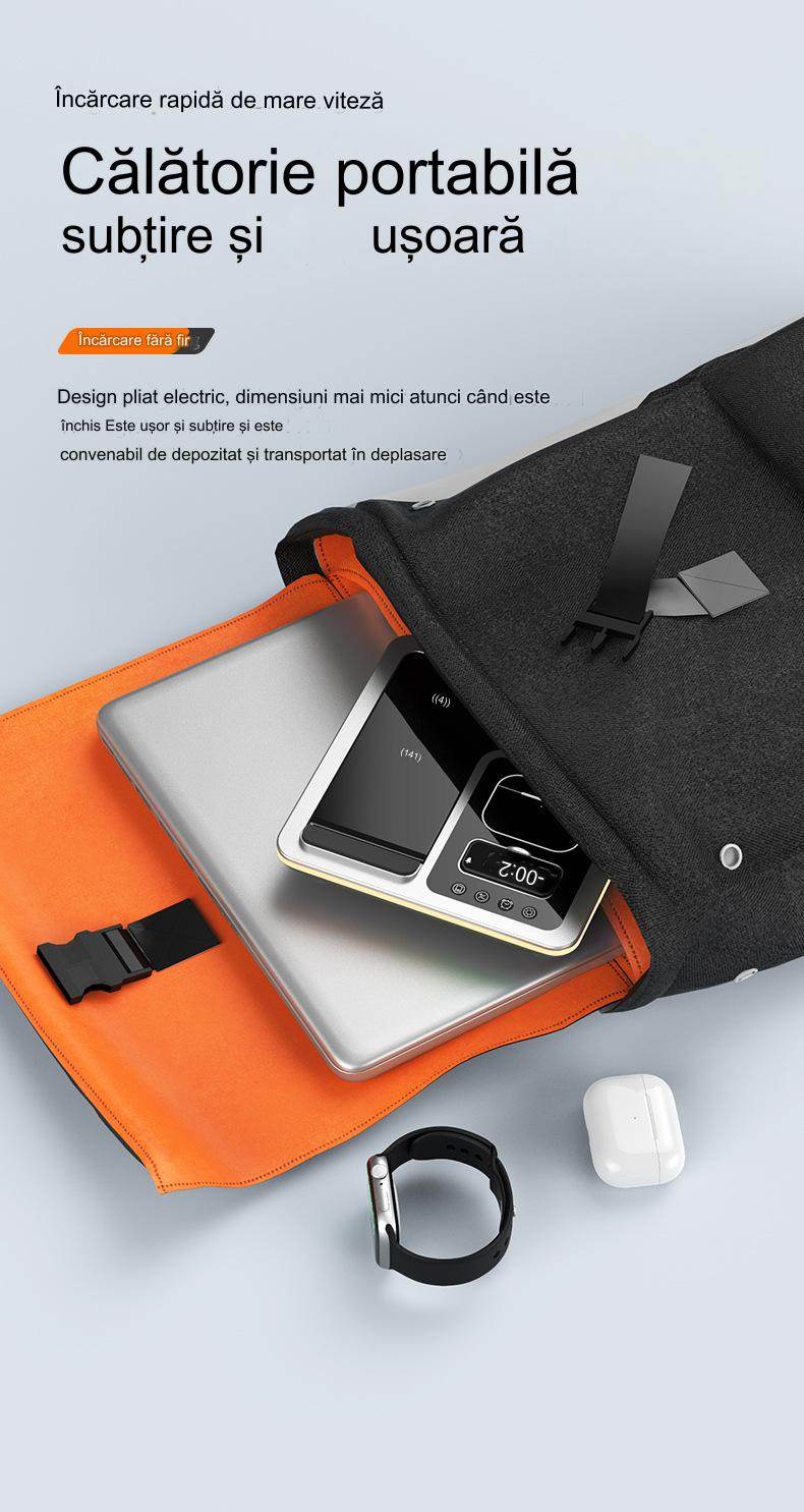 Incarcator wireless 5 in 1, Statie rapida Compatibil cu toate tipurile de tefefoane, smartwach sau casti, - Specializat.ro