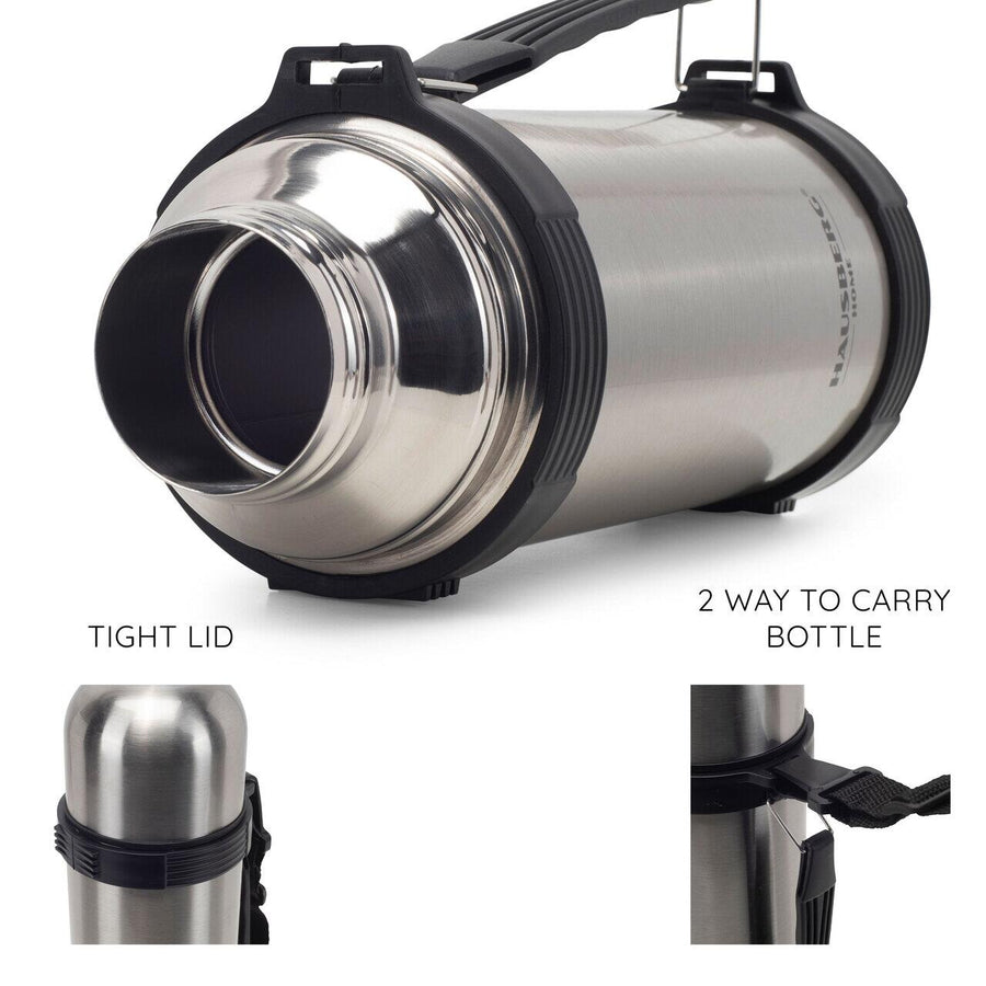 Termos Hausberg HB-H1455, capacitate 1200ml, material inox