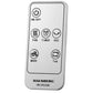 Ventilator turn digital Hausberg HB-5953AB, 55W, 41 inch, 3 viteze, 3 moduri, temporizator 24h, LED, oscilatie, telecomanda, difuzor parfum, alb