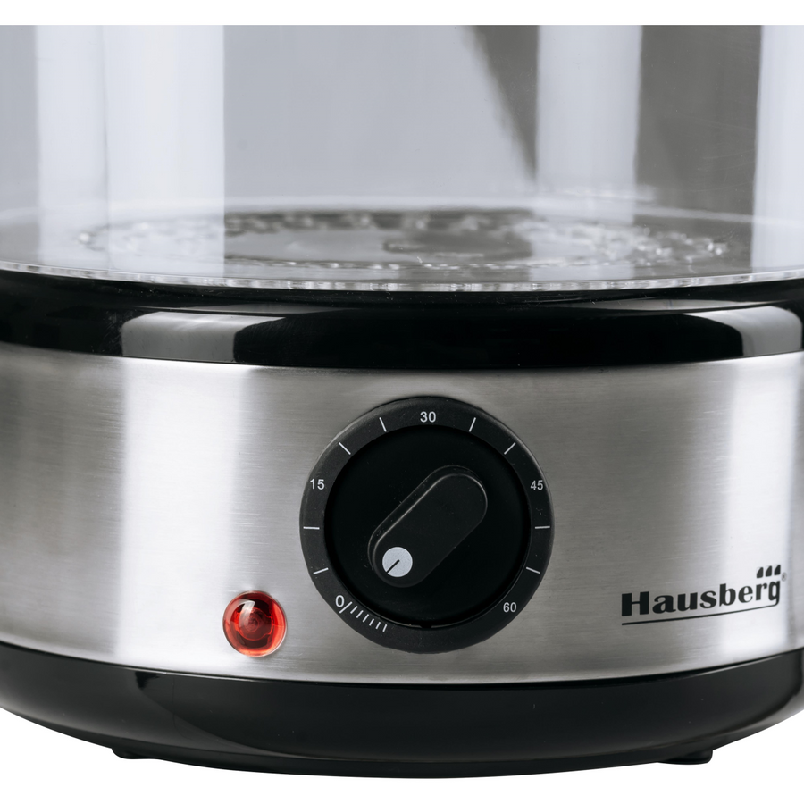 Aparat gatit cu aburi Hausberg HB-1350, 4.8L, 400W