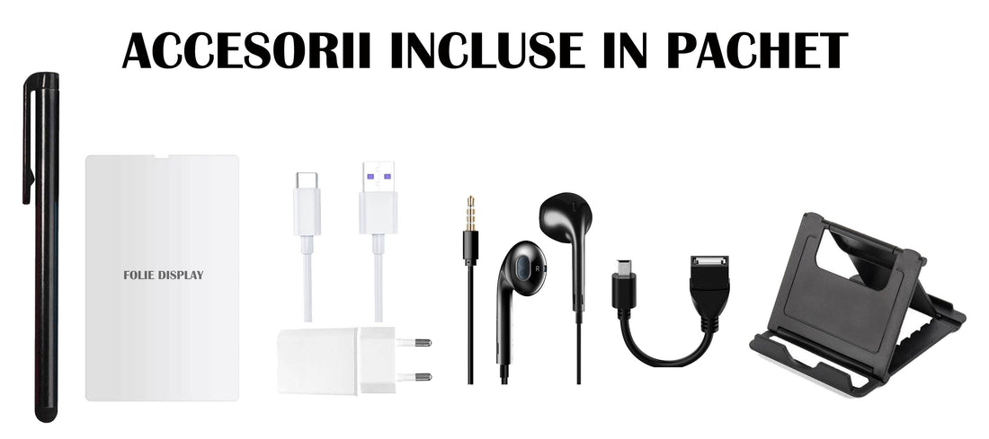 Tableta 10 inch, Android 12, 4GB RAM+64GB ROM, procesor 8-core, Dual SIM, slot SD CARD, WiFi, Bluetooth, Camera dubla, Baterie de 6000mAh - Specializat.ro