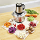 Tocator Electric Universal Luxify - Bol 5L Inox, Putere 1000W, 4 Lame, Carne si Legume