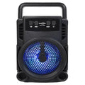 Boxa portabila GTS 1360 cu led RGB cu maner transport