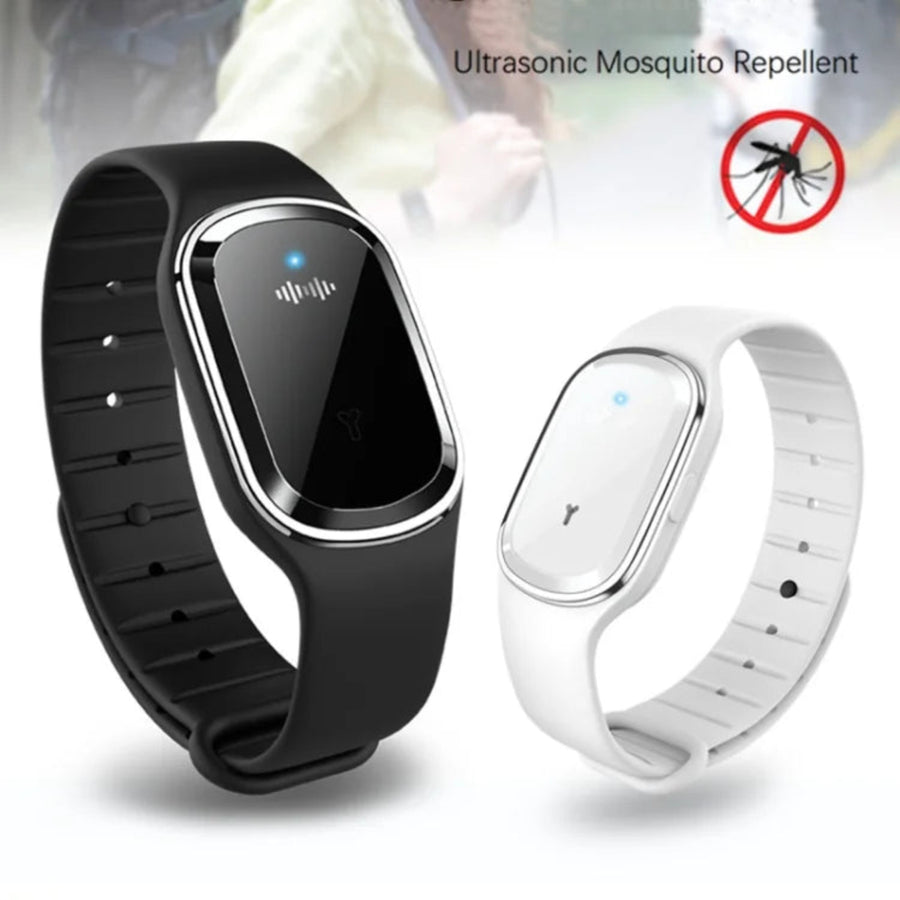 Bratara Anti Tantari cu Ultrasunete Impotriva Tantarilor si Insectelor, cu Funtie Ceas, Unisex, pentru Copii si Adulti, Calitate Premium, Design Profesional |