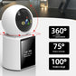 Camera de supraveghere inteligenta, ecran de 2, 8 inchi, 4MP, rotatie 360 grade, monitor pentru bebelusi, wireless, vedere pe timp de noapte color