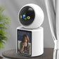Camera de supraveghere inteligenta, ecran de 2, 8 inchi, 4MP, rotatie 360 grade, monitor pentru bebelusi, wireless, vedere pe timp de noapte color