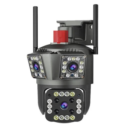 Camera de supraveghere tripla 4G, ultra  HD 5X zoom, rotire, leduri