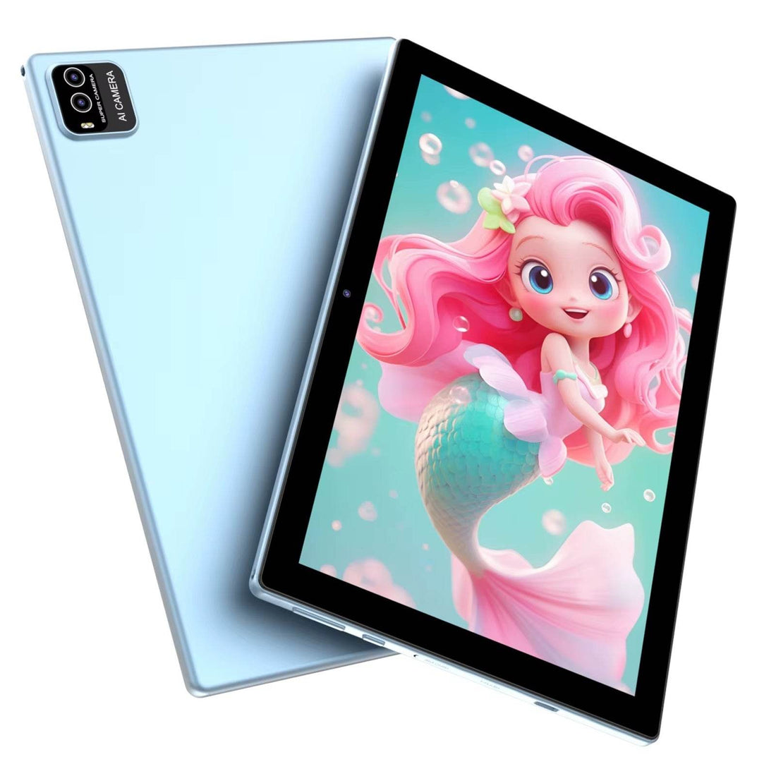 Tableta Android 10 Inch, 12GB RAM, 128GB ROM, Wifi, Bluetooth, Husa Protectie Anti Shock, Pentru Copii - Specializat.ro