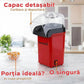Aparat Popcorn, Hausberg HB910RS 1000 w, jet aer cald, premium, rosu