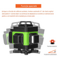 Nivel Laser 4D cu 16 Linii Verzi Autonivelare ±3° IP54 Trepied 100cm Inclus