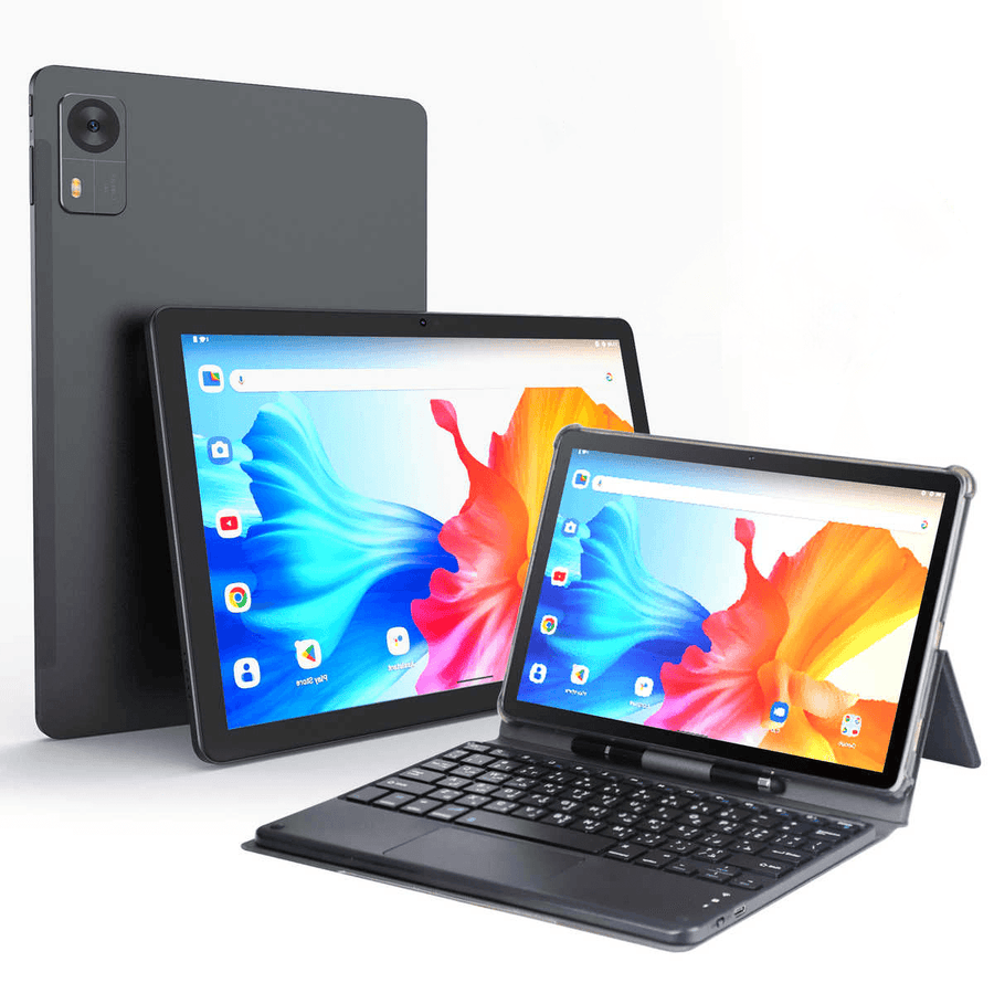 Tableta Android 10.1 inch, 12GB RAM, 128GB ROM,Procesor 8 Nuclee, Slot SIM Card, Husa, Tastatura cu carcasa, Stilou - Specializat.ro