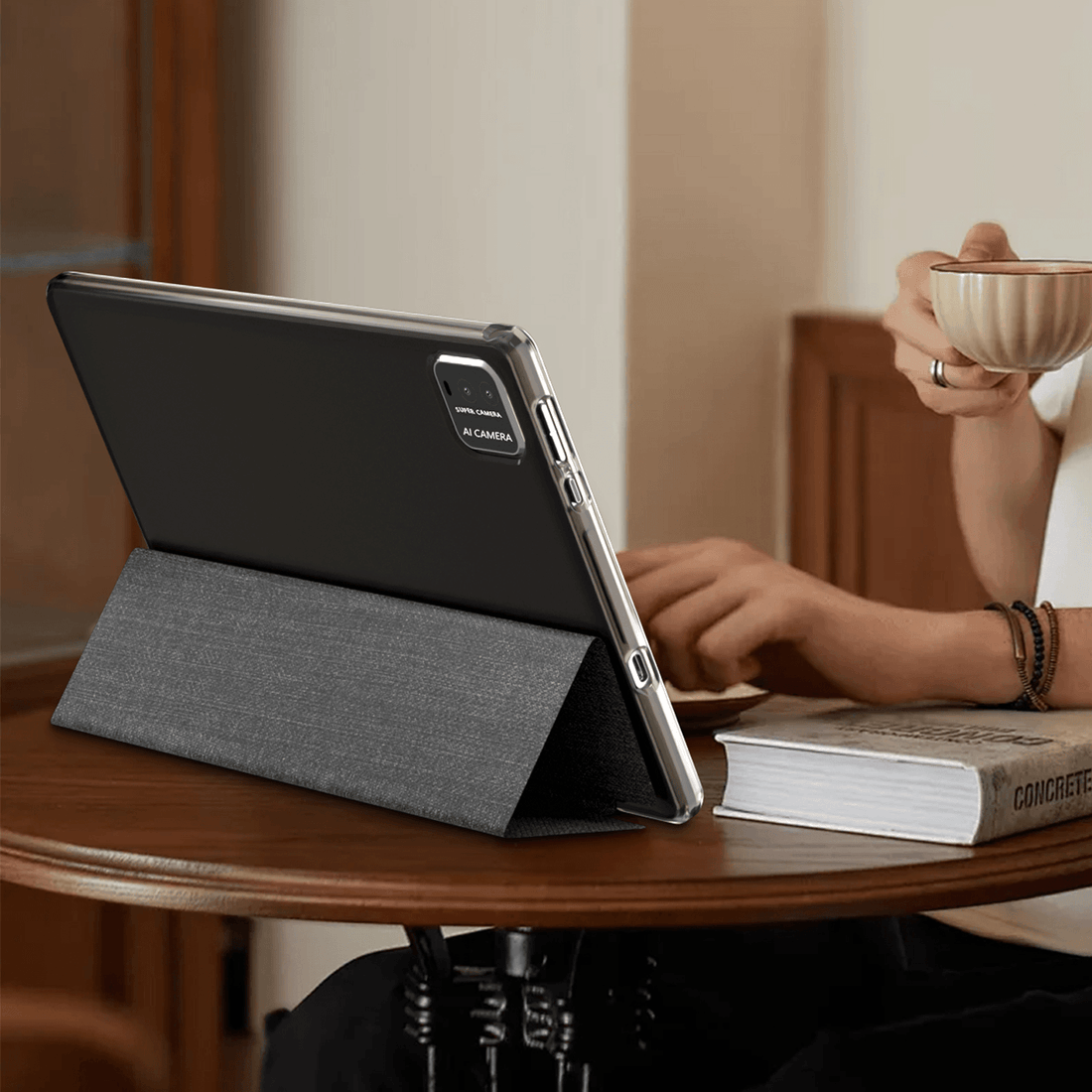 Tableta Android 10.1 inch, 18GB RAM, 128GB ROM, WiFi, cu Tastatura, Mouse, Carcasa de Protectie si Stilou - Specializat.ro