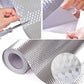 Folie autocolanta tip aluminiu argintie, pentru mobilier si bucatarie 60x300cm