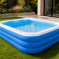 Piscină Gonflabilă 200x120x40 cm – Ideală pentru Copii și Familie