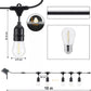 Ghirlanda Luminoasa cu Pendule 10m – Becuri LED, IP65, Incarcare Solara & USB