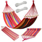Hamac multicolor - cu bara de lemn, 200X80