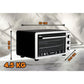 Cuptor Electric Hausberg HB-8000P capacitate 48 Litri, putere 1800W, Temperatura maxima 230 grade, timer prevazut cu alarma sonora