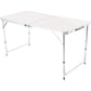 Masa Pliabila Portabila 120 x 60 x 70/62/55 cm cu 4 scaune