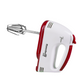 Mixer de mana, Hausberg HB-4112RS, Alb/Rosu, 250 W, 7 viteze