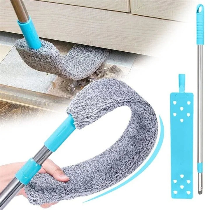 Set 2 în 1 pentru Curățenie – Mătură cu Racletă și Mop Flexibil