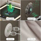 Noptiera smart multifunctionala, cu 3 sertare, iluminare LED tactil, 3 culori, incarcare wirelessUSB, difuzor bluetooth si AMPRENTA dim 50x40x59
