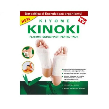Plasturi detoxifianti Kinoki, set 10 bucati